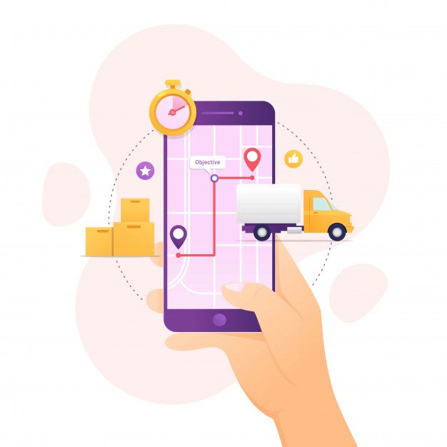 order delivery tracking using mobile device 7087 805