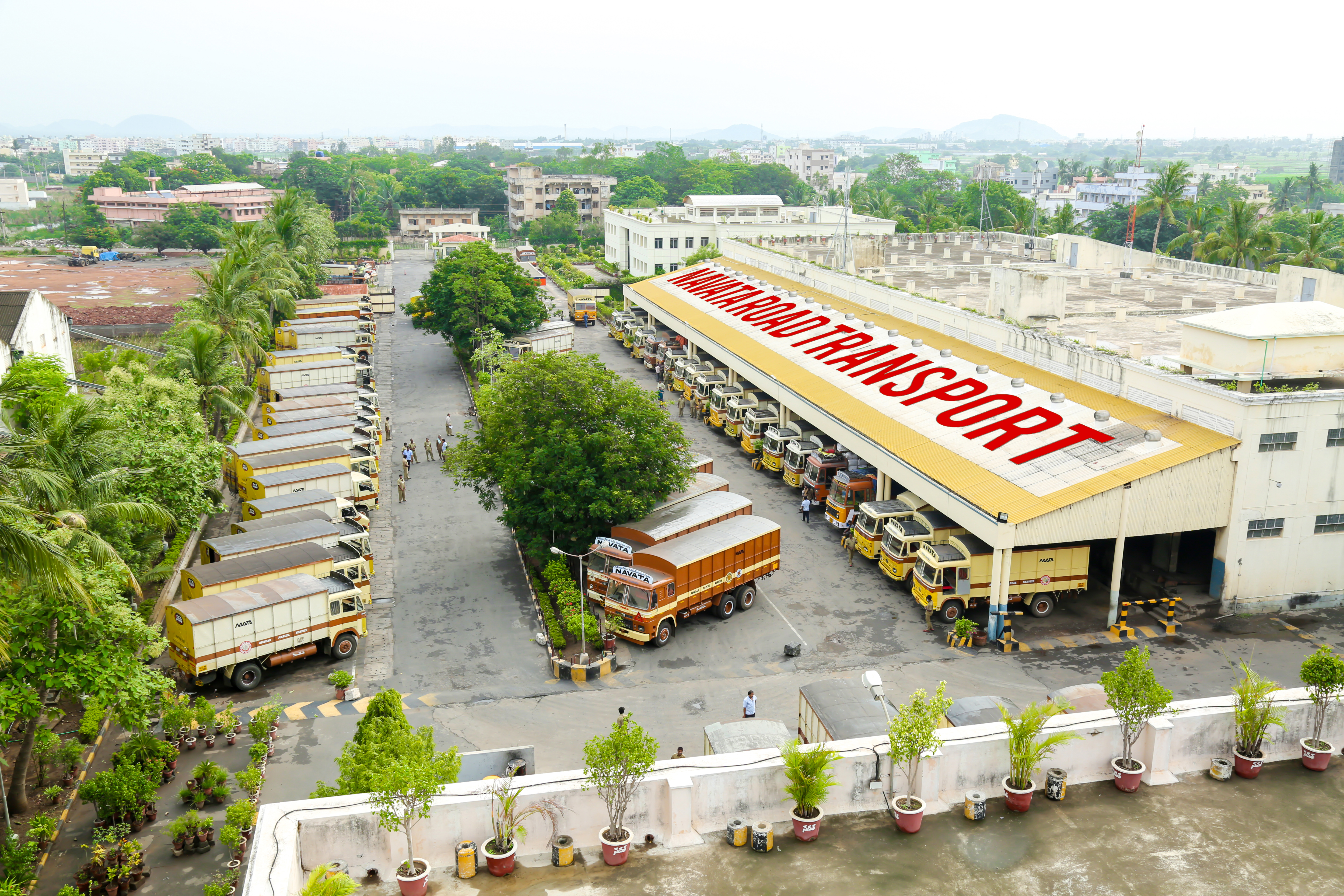 Illustration representing logistics and delivery services